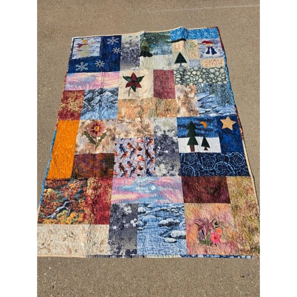 Hand Made Patchwork Quilt